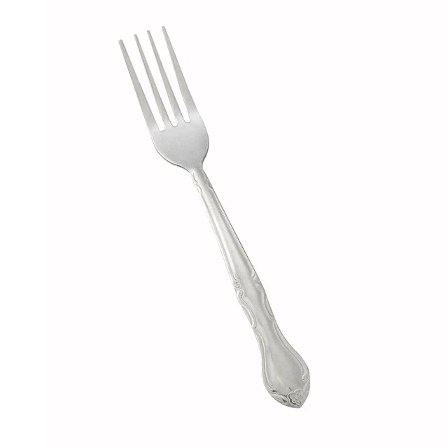 Winco 0004-05, Elegance Heavyweight Dinner Fork, 18/0 Stainless Steel, 1 Doz