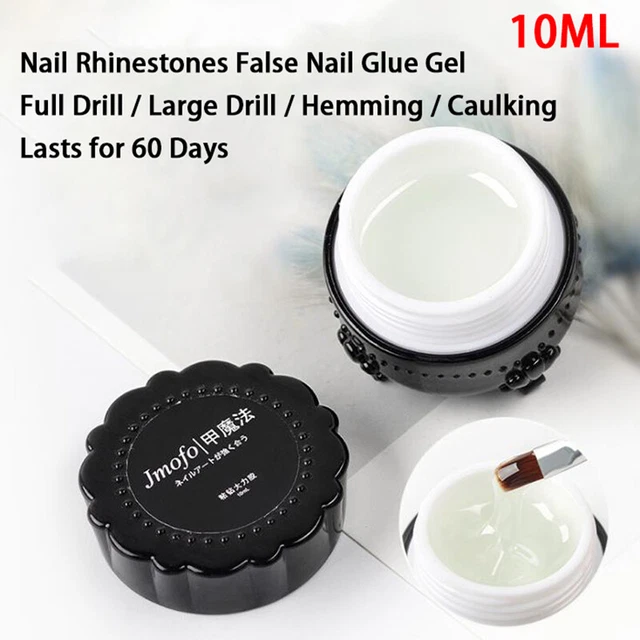 10 ML Nail Art Glue Gel Super Adhesive For Rhinestone Foil Sticker Tips Decor ql