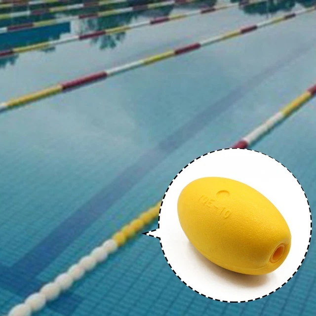 Filet de pêche jaune haute flottabilité flottant bouées avec corde élastique