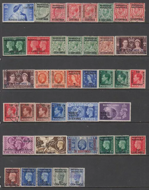 Morocco Agencies (Sp) - 40no. different stamps 1907-1954 (CV$112) (65% OFF SALE)