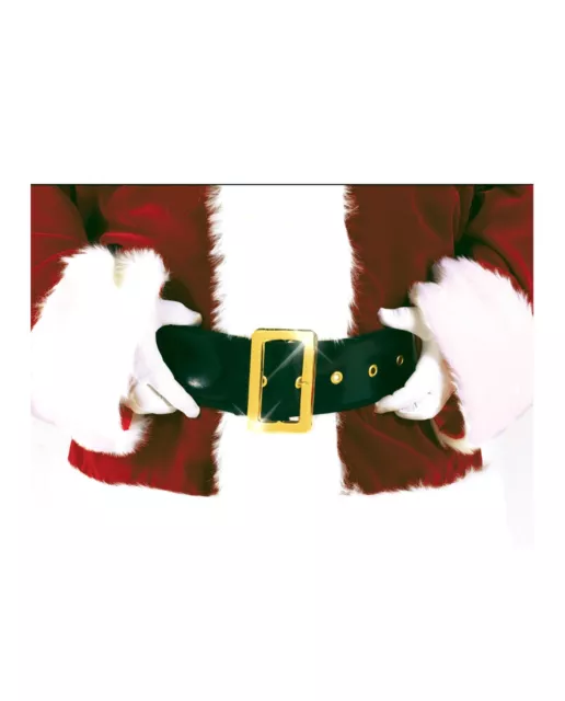 Adult 61" Deluxe Santa Claus Belt + Gold Buckle Mens Christmas Costume Accessory