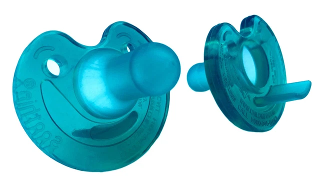 Philips Notched Newborn Soothie Pacifier, Green, 0-3 Months, Hospital Binky -...