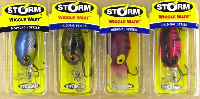 Storm Wart Original Wiggle Wart 2 inch Crankbait Bass, Salmon