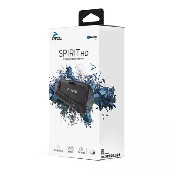 Cardo Spirit HD Single Bluetooth Intercom Set (SPRT0002)