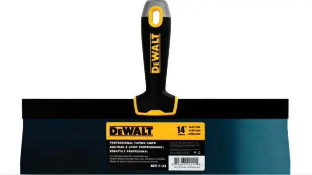 DEWALT DXTT 2-128 Professional Drywall Taping Knife 14" Blue Steel, New