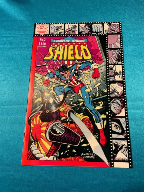 Lancelot Strong: The Shield # 2, Aug. 1983. Fine Minus Condition