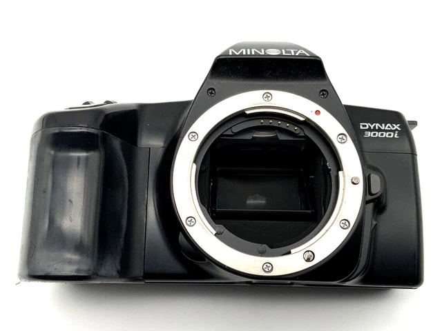 Appareil Photo Vintage Minolta Dynax 3000 I - Avec Objectif Et 2 Flashs | Argentique Rétro