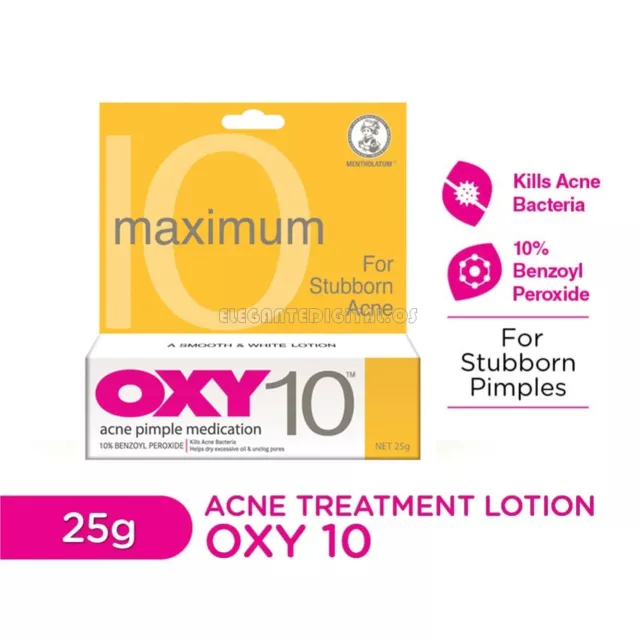 1 X OXY 10 10% Benzoyl Peroxide 25g Stubborn Acne Pimple Spot Control Treatment