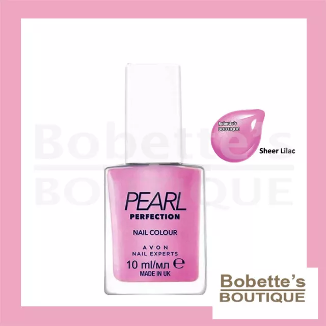 VERNIS-SOIN FORTIFIANT & LUSTRANT Éclat Perlé ONGLES FRAGILES AVON NAIL EXPERTS