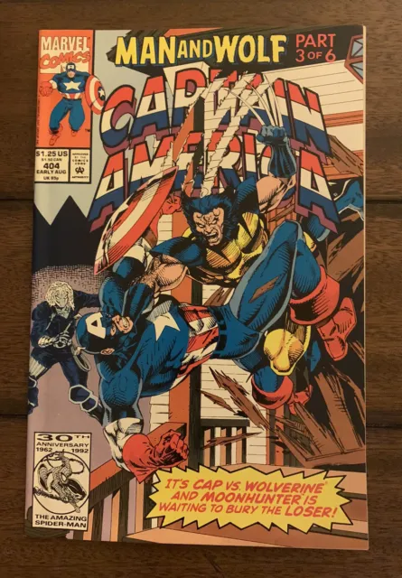 Marvel Comics Captain America #404 1992 VF/NM or better Bagged & Boarded