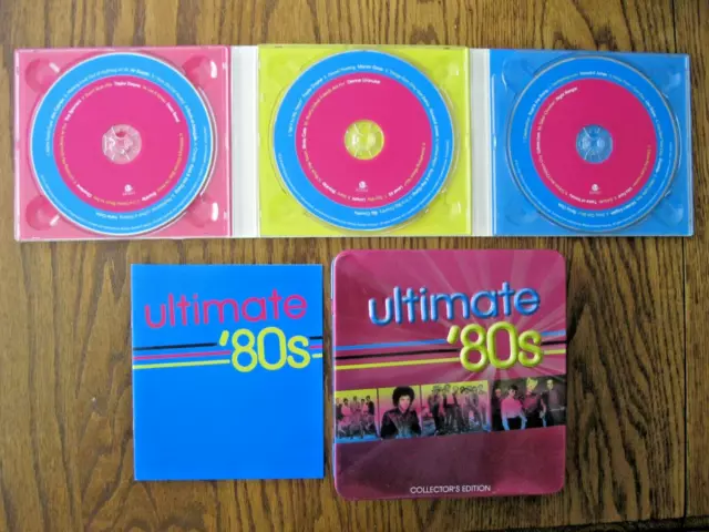 Ultimate '80s 3 CD tin box with booklet [2007] EX Madacy TC2 52251 Collector's
