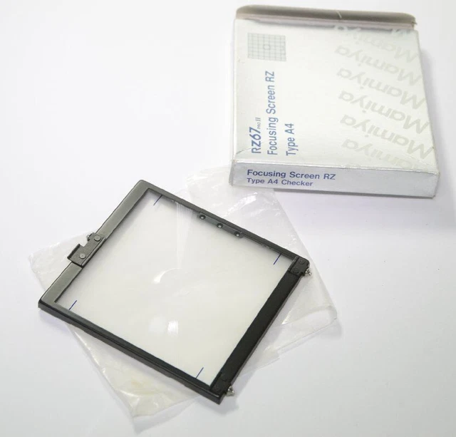 Near Mint Mamiya Focusing Screen Type A4 For RZ67 Pro II w/Box From JAPAN