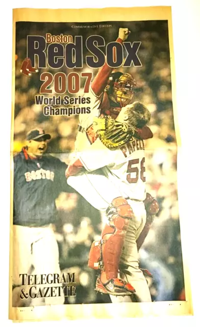 Rare 2007 Boston Red Sox World Series Champions News Paper 20 Page Full Article