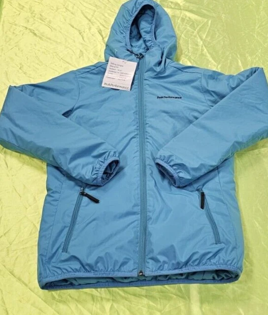 PEAK PERFORMANCE KRYPTON Hooded Jacket Small Women s RRP 250 Dusty Ice 120.83 PicClick UK