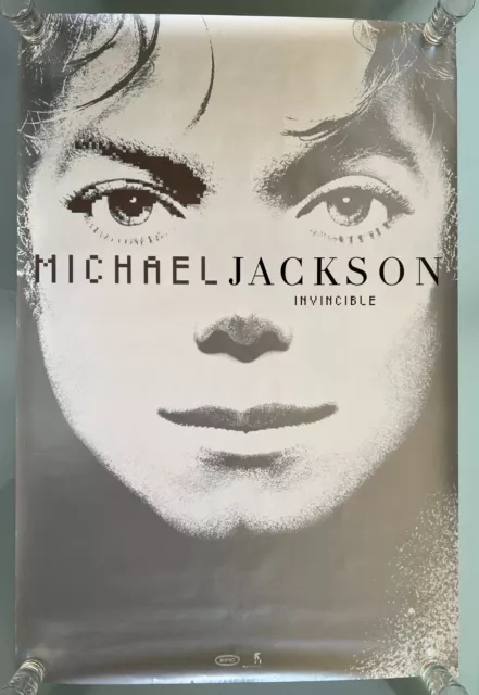 Michael Jackson Invincible Promo Large Poster 88X59 Cm, 35X23 Inch