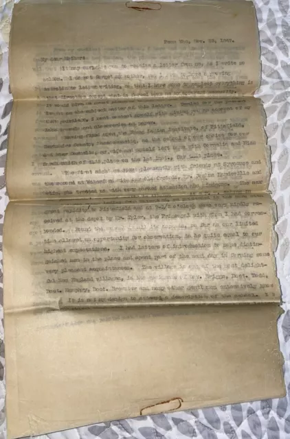 1847 Letter To Mother-Cobb Or Howell Ancestor-Penn Yan, New York