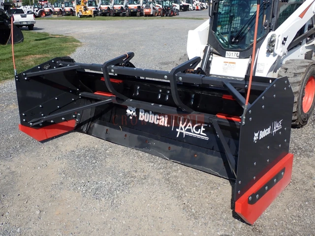 Brand New Bobcat 96" Hydraulic Snow Pusher Pro Attachment For Skid Steers
