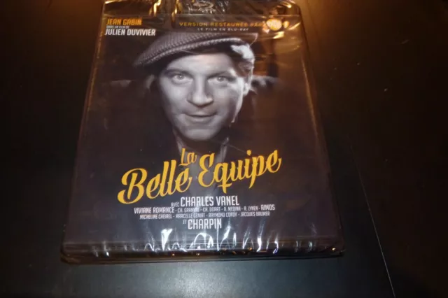 BLU-RAY NEUF "LA BELLE EQUIPE" Jean GABIN, Charles VANEL, Viviane ROMANCE