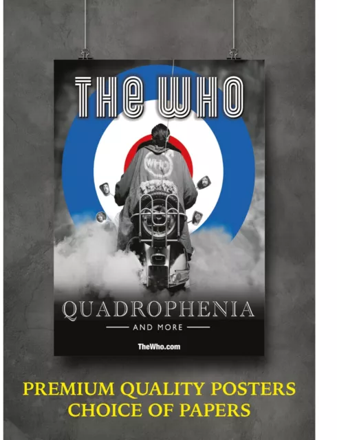 Quadrophenia The Who Large Poster Art Print Gift A0 A1 A2 A3 A4 Maxi