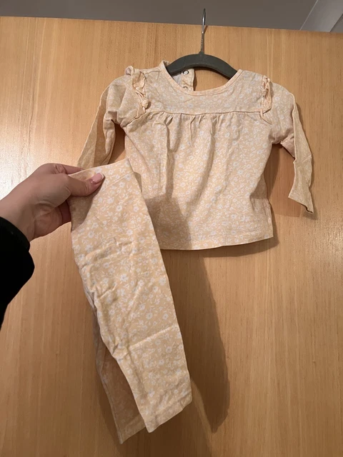 BABY GIRL TU Sainsburys Floral Two Piece Yellow Set 3 6 Months 1.50 PicClick UK