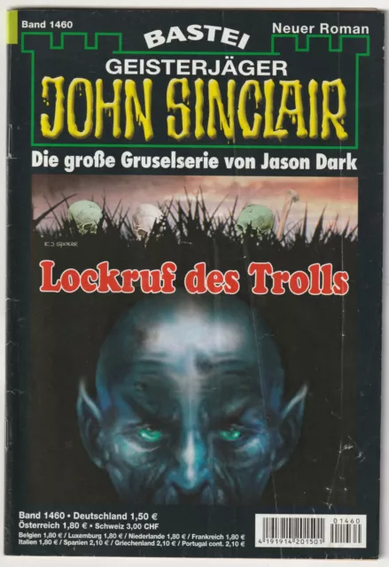 ✪ GEISTERJÄGER JOHN SINCLAIR #1460 Lockruf des Trolls, Bastei HORROR-ROMANHEFT