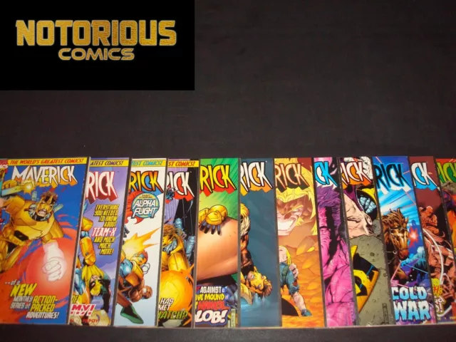 Maverick 1-12 Complete Comic Lot Run Set Marvel X Lives Deaths Wolverine Cheung