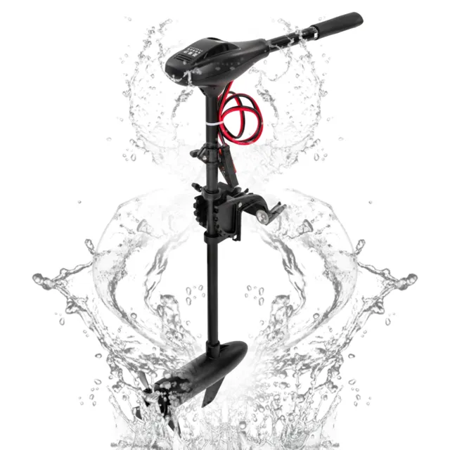40LBS Electric Thrust Trolling Motor Saltwater Outboard Boat Motors for Kayak CE