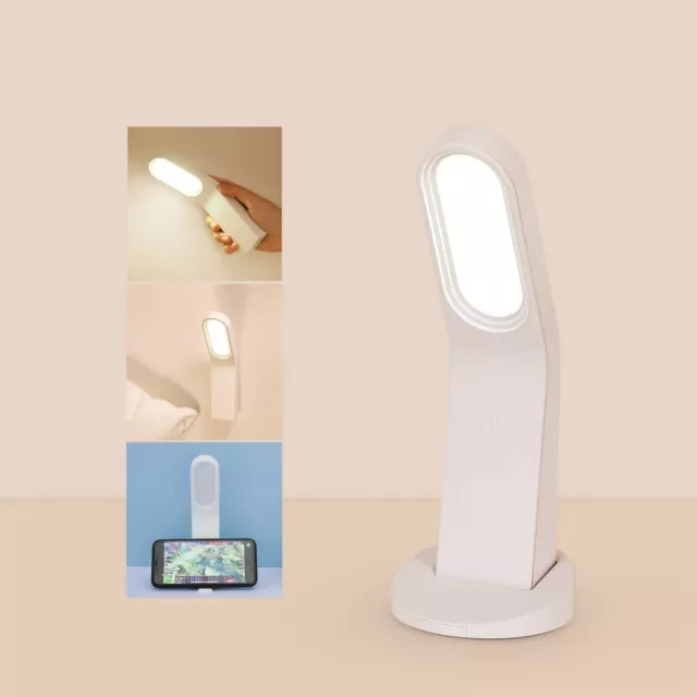 Lampada da Scrivania a LED, Lampada da tavolo Touch Senza fili Ricaricabile, Des