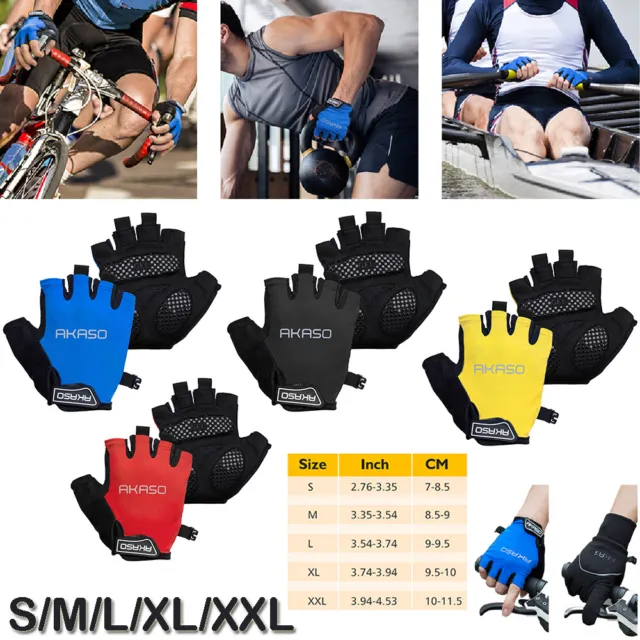 Men Cycling Gloves Half Finger Driving Fingerless Bike Sports MTB Gloves Women