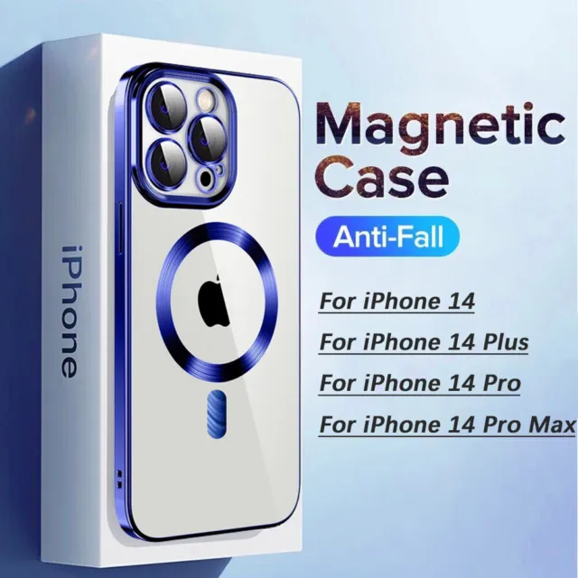 MagSafe Handy Hülle für iPhone 14 Pro Plus Max Schutz Bumper Magnet Case Cover