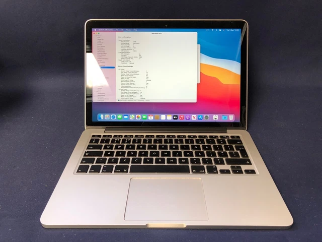 MacBook Pro 13" Laptop 2014 i5 2.8GHz 8GB SSD 128GB A1502 retina px10