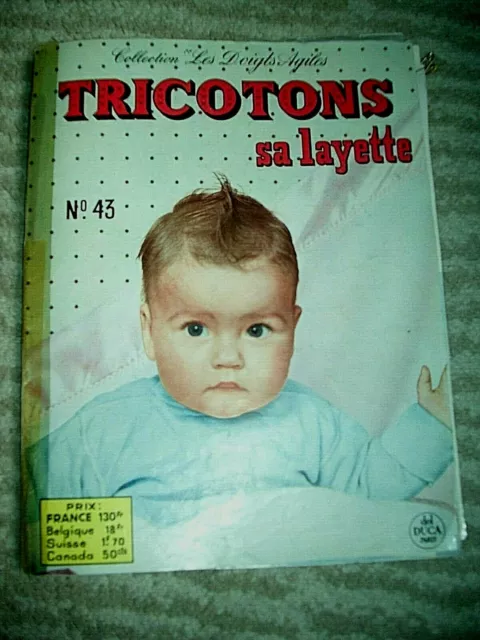 Tricotons sa layette n°43 1958 Doigts agiles Vintage