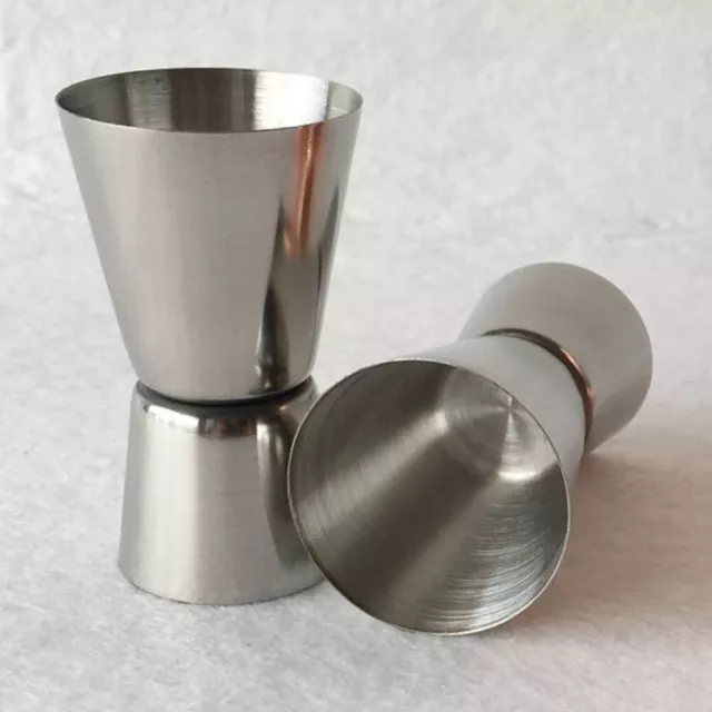 Measure Cup 15/30ML Shot Double Size Jigger Drink Spirit Cocktail Alcohol Cup