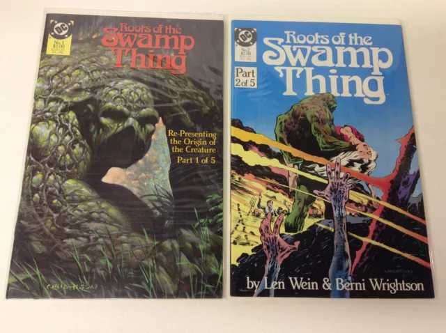 Roots Of The Swamp Thing #1-2 (Dc/1986/Origin/Wrightson/0618606) Full Set Of 2