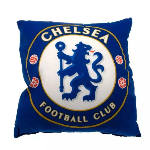 Chelsea FC Club Crest 40 x 40 cm Square Cushion Pillow Official Product