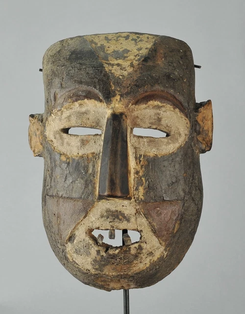 Powerfull  BOA Pongdudu Warrior Mask Congo Drc African Tribal Art 1213