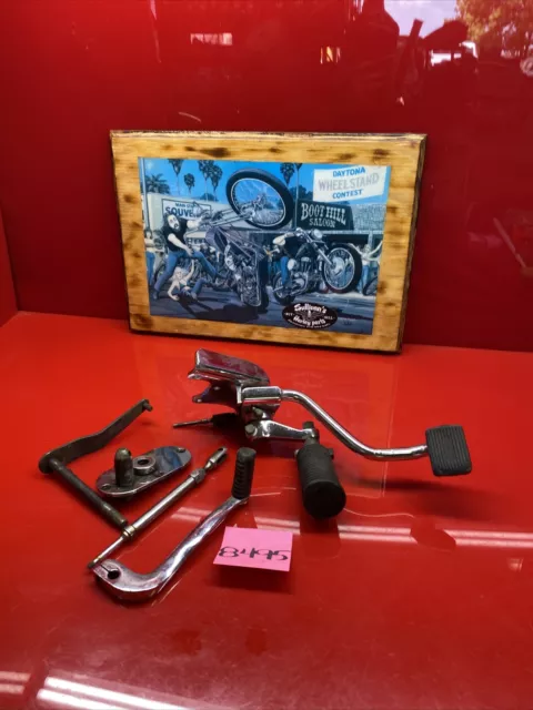 Shovelhead Harley Mid Control Brake Foot Peg Mount Chopper Fx Shovel Superglide Shovelhead Harley Mid Control Brake Foot Peg Mount Chopper Fx Shovel Superglide