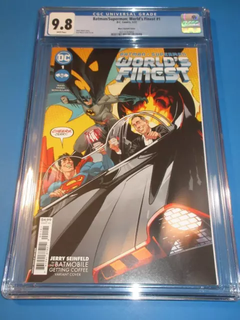 Batman Superman World's Finest #1 Seinfeld Variant CGC 9.8 NM/M Gorgeous Gem Wow