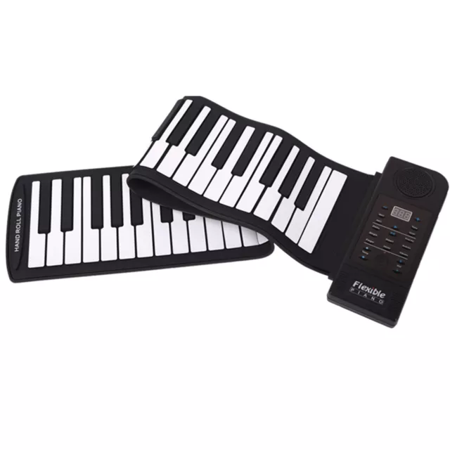 KONIX PN61 Portable Roll Up Silicone Flexible 88 keys Electronic Piano Keyboard