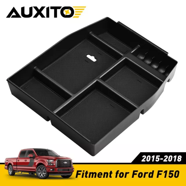 Car Center Console Storage Organizer For Ford F150 Raptor 2015-2018 Armrest Box