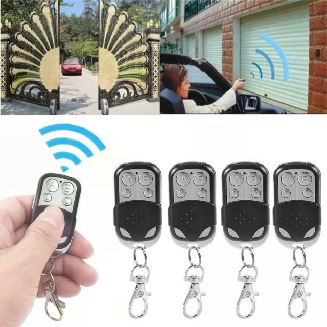 433.92MHZ Universal Rolling Code Remote Control Key Fob Gate Garage Door Opener