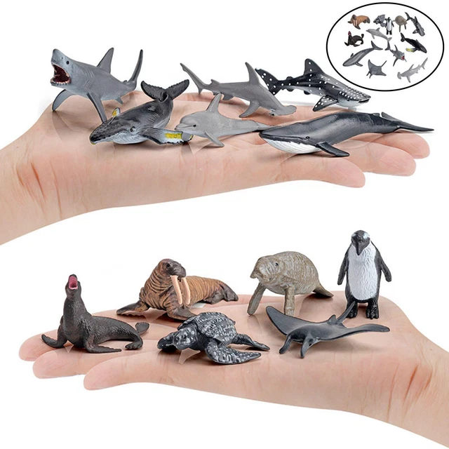 Realistische Chinesische Blüten-Schlammpeitzger Figur - Meerestier Modell 11,5cm