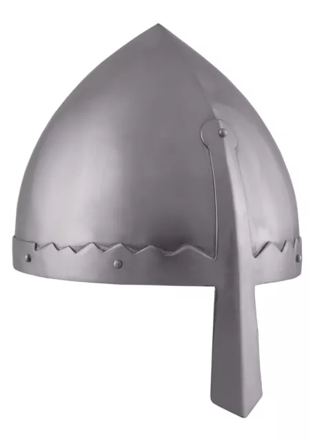 Battle Merchant Normannisch Nasalhelm Stahl Normannenhelm Helm Mittelalter LARP