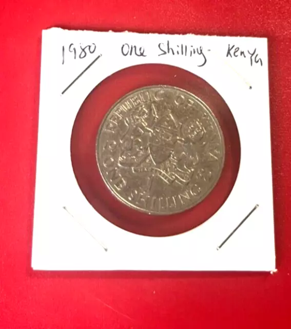 1980 Kenia Ein Schilling - Schöne Welt Pence