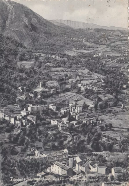 CARTOLINA *19 PAVANA PISTOIA TOSCANA SOGGIORNO ESTIVO m.470 PANORAMA VIAGG. 1954