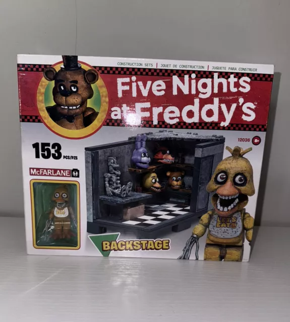 2019 McFarlane Toys #25017 EAST HALL w Chica Five Nights at Freddy's 149 pc  FNAF