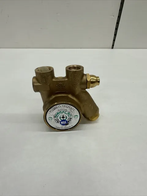 Fluid-O-Tech Pb0301tnann0000 Rotary Vane Pump,Low Lead Brass,1.6 Gpm