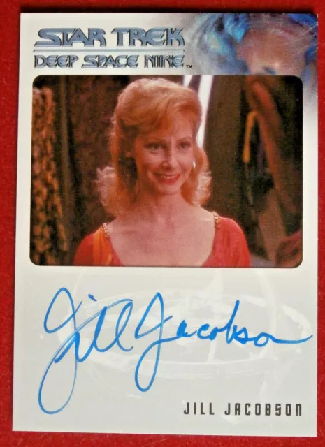 STAR TREK DS9 - JILL JACOBSON, Personally Signed Autograph Card, LIMITED EDITION