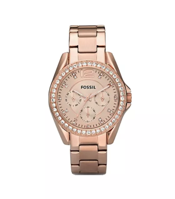 Rose Gold Fossil Watch