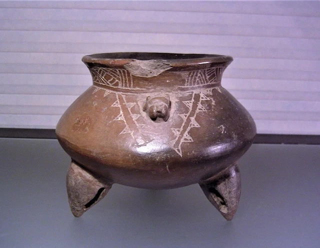 Costa Rican Tripod Rattle Leg Bowl Pre Columbian?